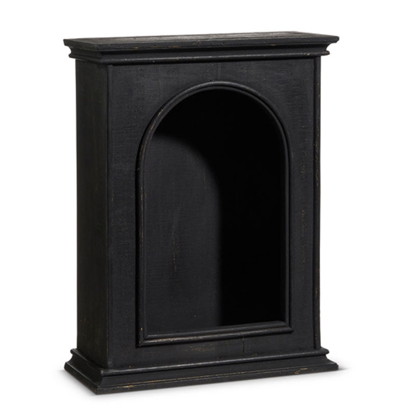 16" Black Curio Mini Cabinet  by Raz Imports image