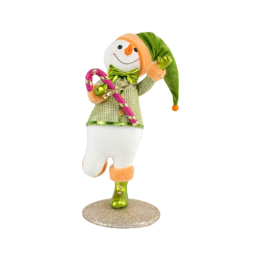 18.5" Snowman w/Green Hat - NEW 2024 by December Diamonds image