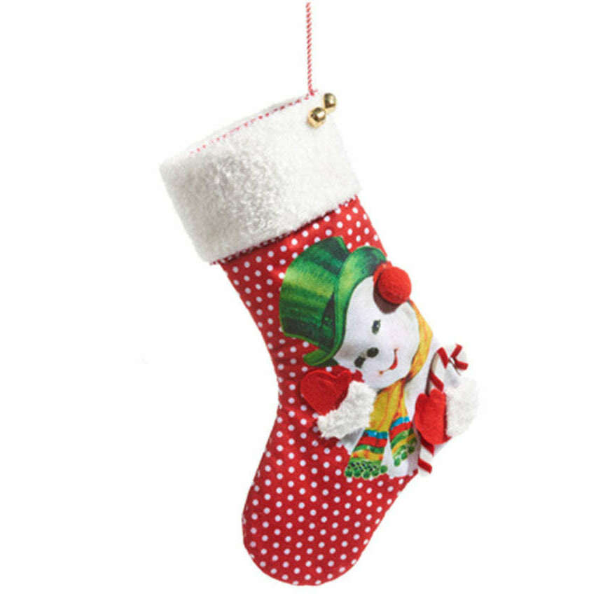 19" Retro Christmas Stocking by Raz Imports
