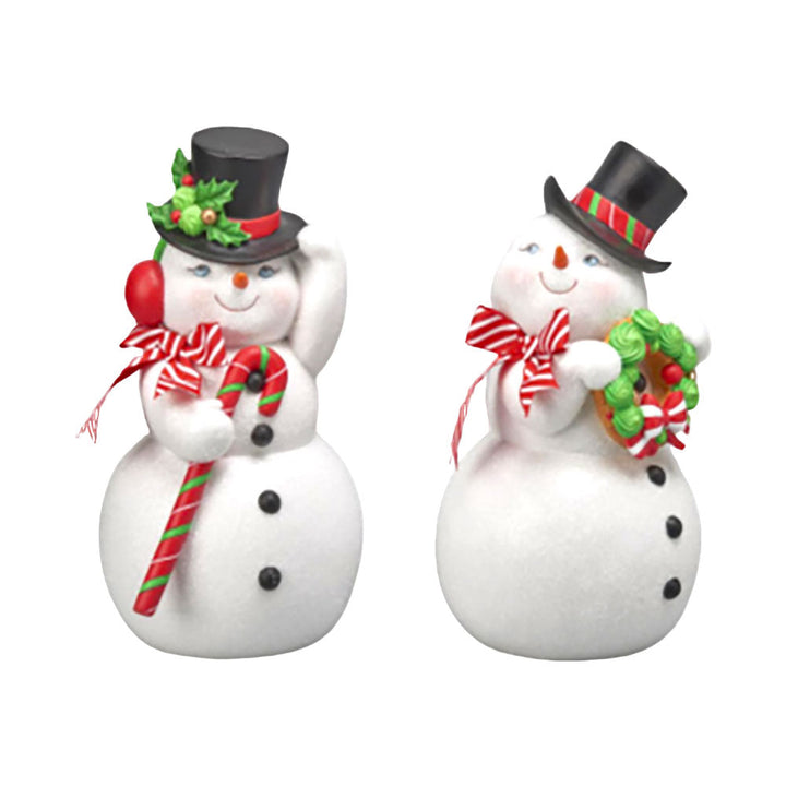 2 Asst 12" Jolly Snowman Couple by December Diamonds image