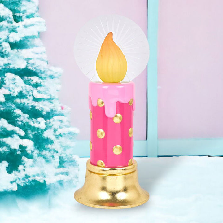 24.5" Pink LED Candle Display - NEW 2024 by December Diamonds image