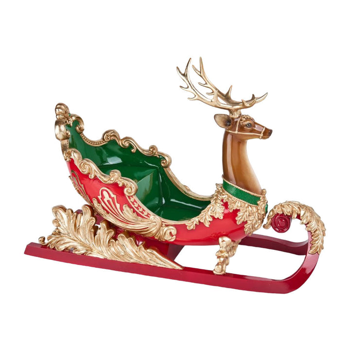 28" Reindeer Sleigh - NEW 2024 by December Diamonds image