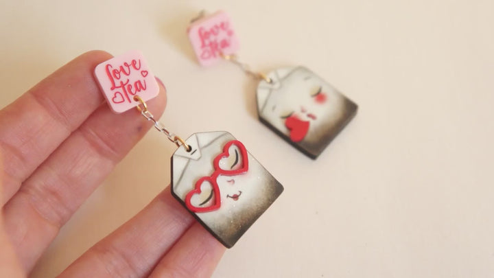 Tea of Love Earrings by Laliblue