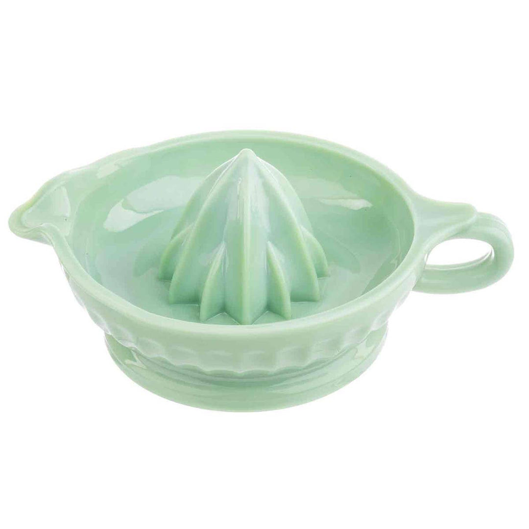 Jadeite Glass Collection Juicer With Handle