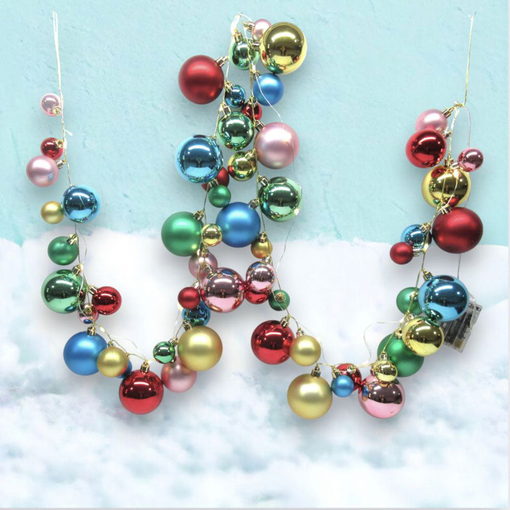 72" Vintage Ball Garland - NEW 2024 by December Diamonds image