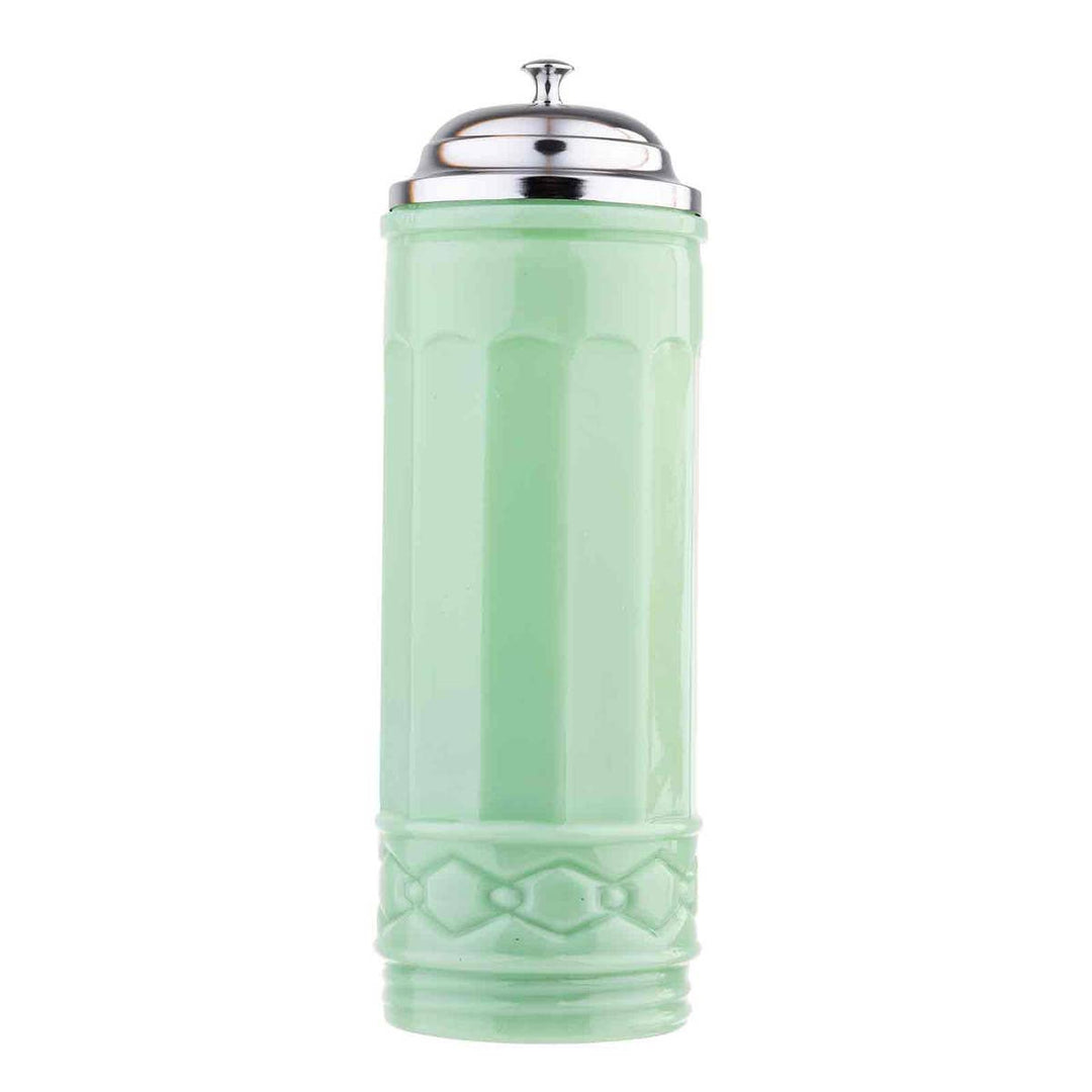 Jadeite Glass Collection Straw Jar