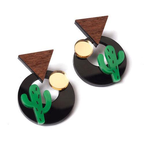 Cactus Earrings by Laliblue - Quirks!