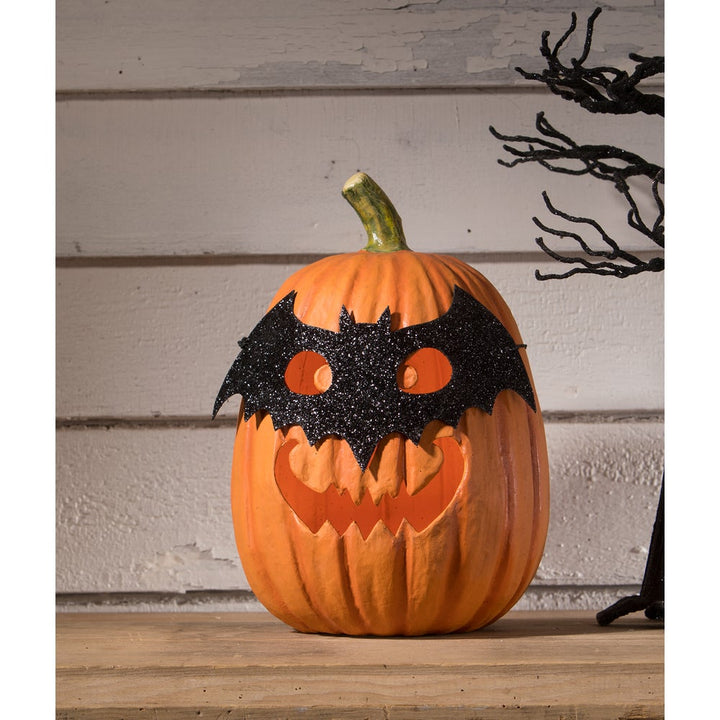 Bat Masquerade Pumpkin by Bethany Lowe image 1