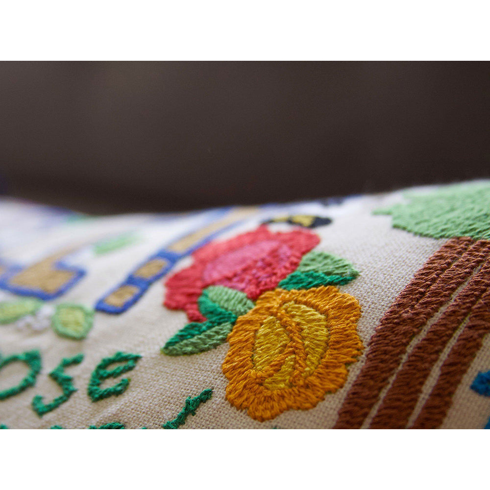 Berkeley Hand-Embroidered Pillow