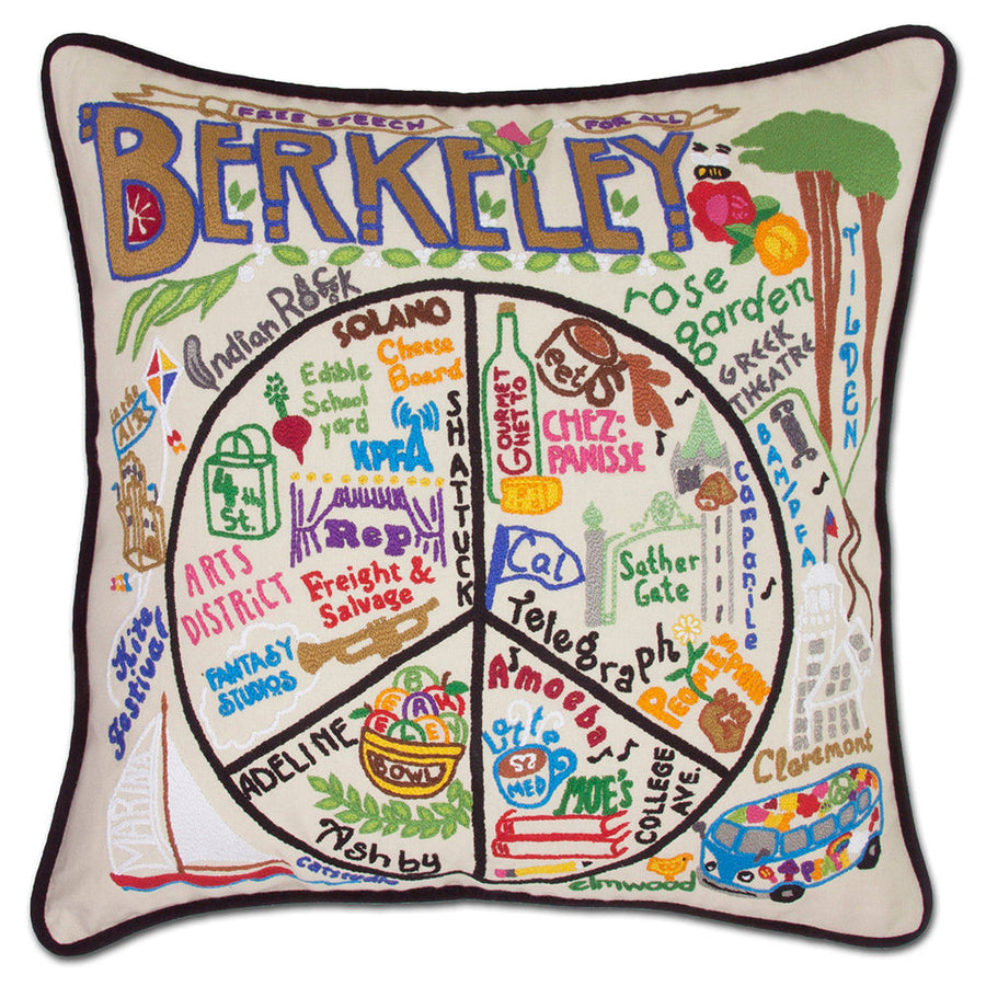 Berkeley Hand-Embroidered Pillow