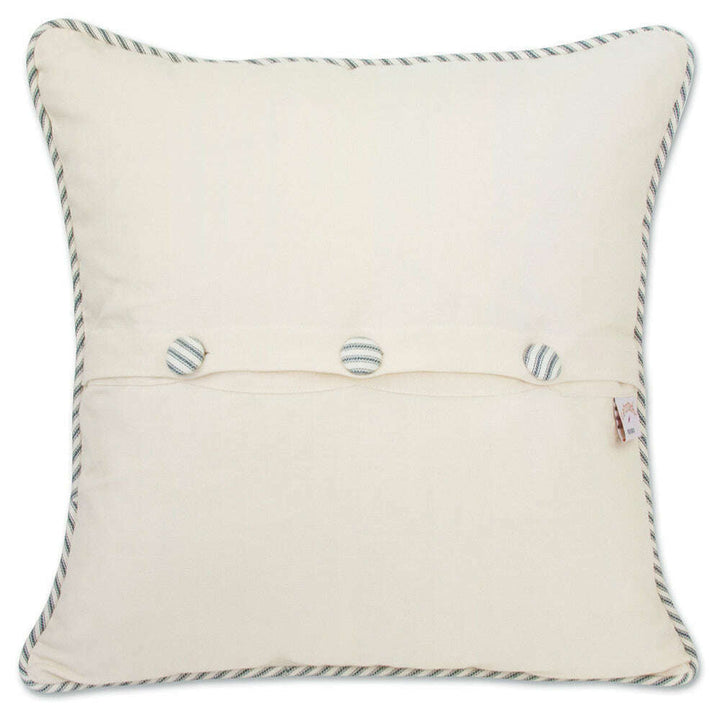 Bermuda Hand-Embroidered Pillow