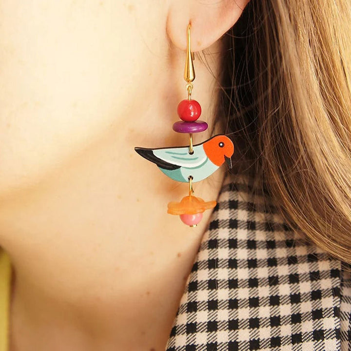 Bird Earrings by LaliBlue image 2