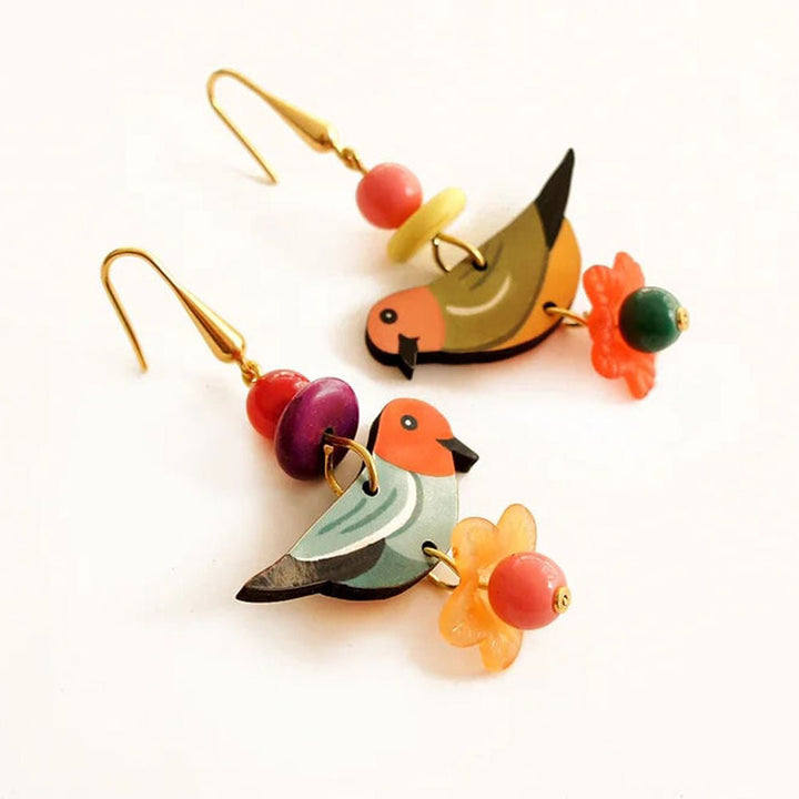 Bird Earrings by LaliBlue image 1