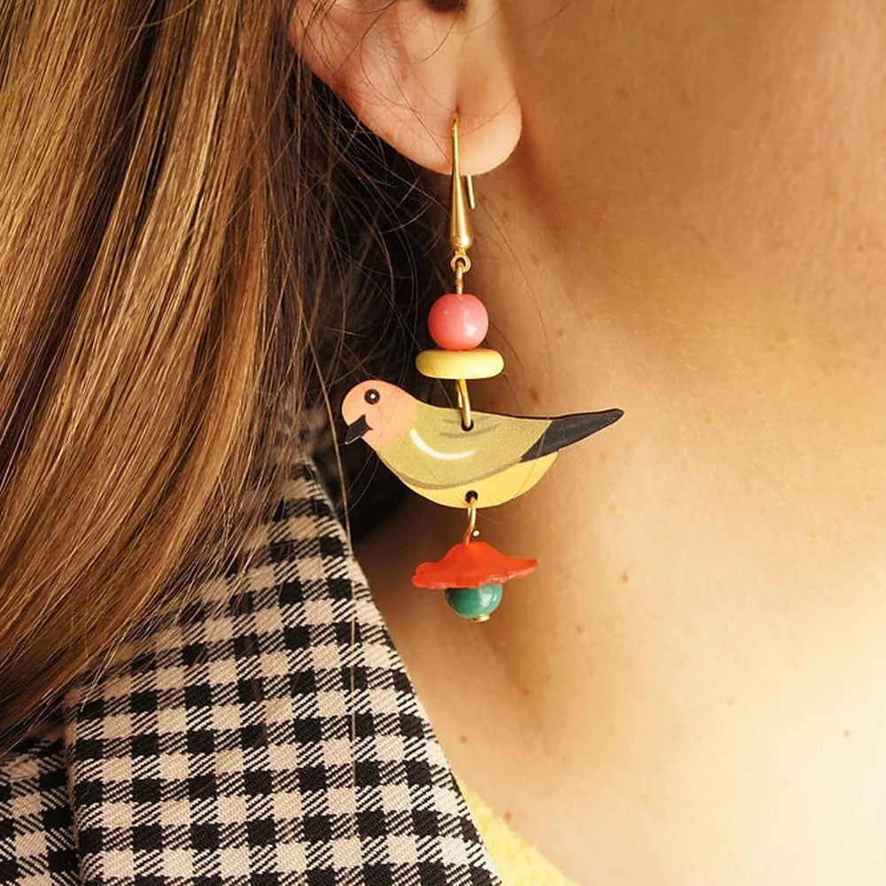 Bird Earrings by LaliBlue image 3