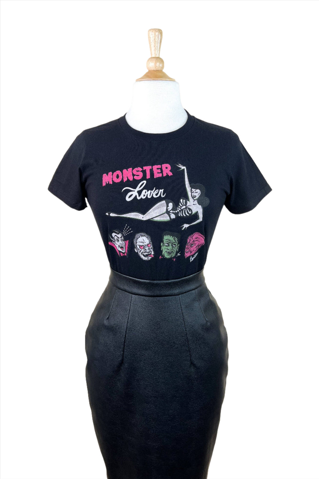 Monster Lover Tee in Black