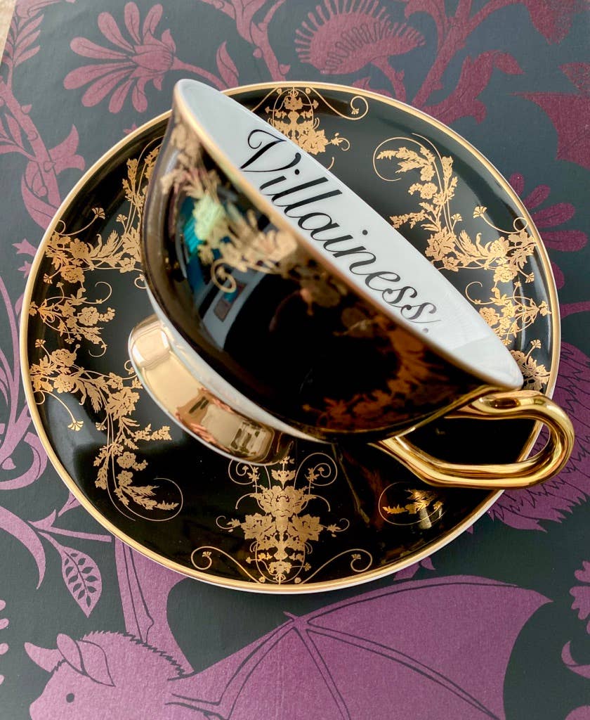 Villainess Insult Teacup and Saucer by Miss Havisham