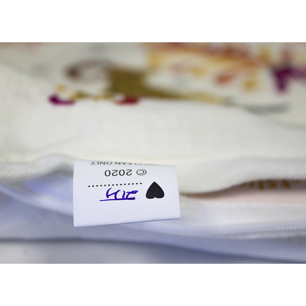 Capricorn Astrology Hand-Embroidered Pillow by Cat Studio