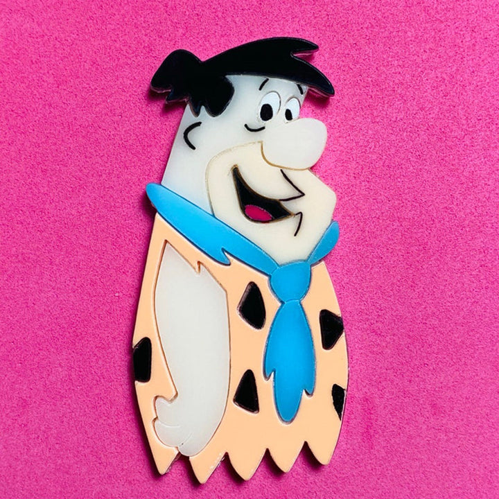 Cartoon Collection - Fred & Barney Acrylic Brooch by Makokot Design