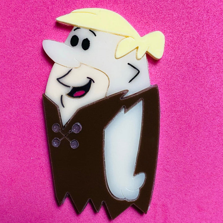 Cartoon Collection - Fred & Barney Acrylic Brooch by Makokot Design