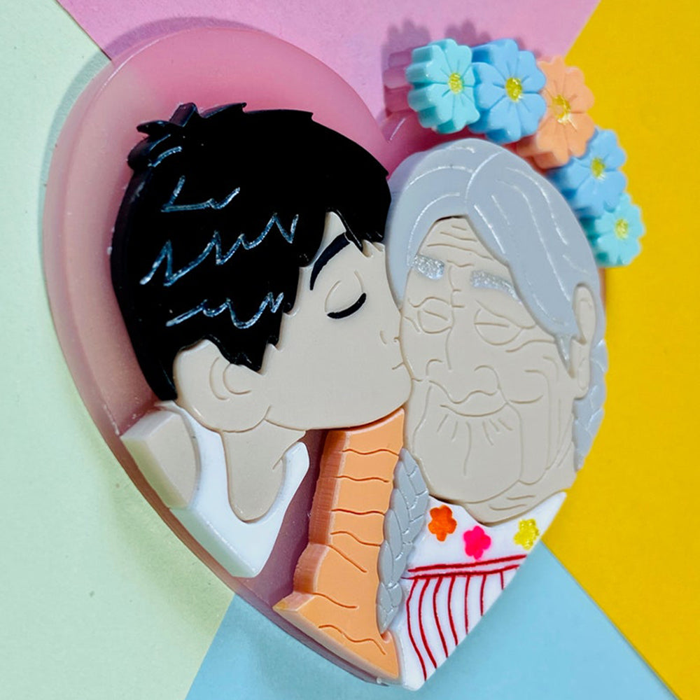 Cartoon Collection - "Remember Me" Acrylic Brooch by Makokot Design