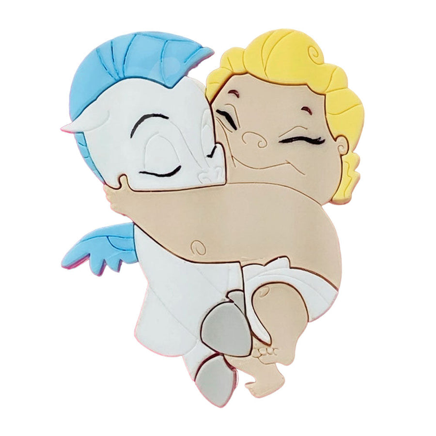 Cartoon Collection - The Sweetest Hug Acrylic Brooch by Makokot Design