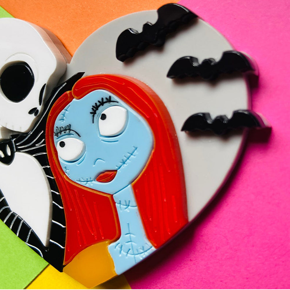 Cartoon Collection - "This is Halloween" Acrylic Brooch by Makokot Design