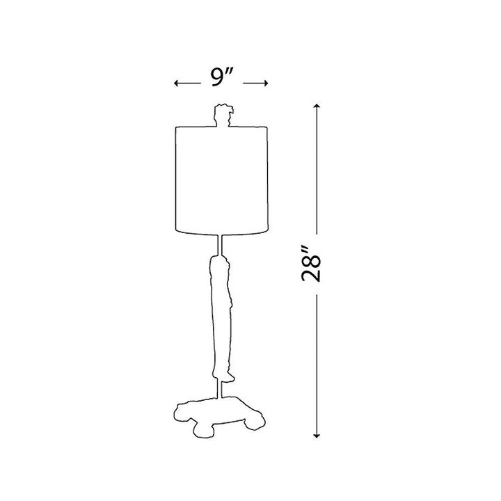 Caryatid Table Lamp By Flambeau Lighting - Quirks!