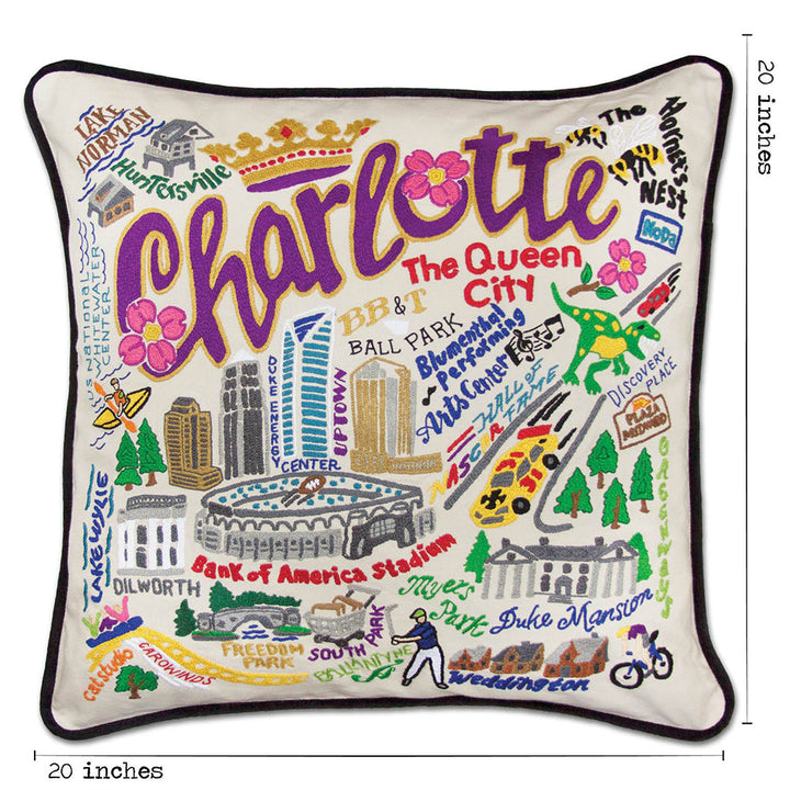 Charlotte Hand-Embroidered Pillow