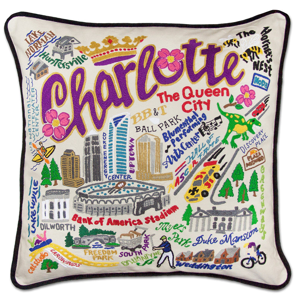 Charlotte Hand-Embroidered Pillow