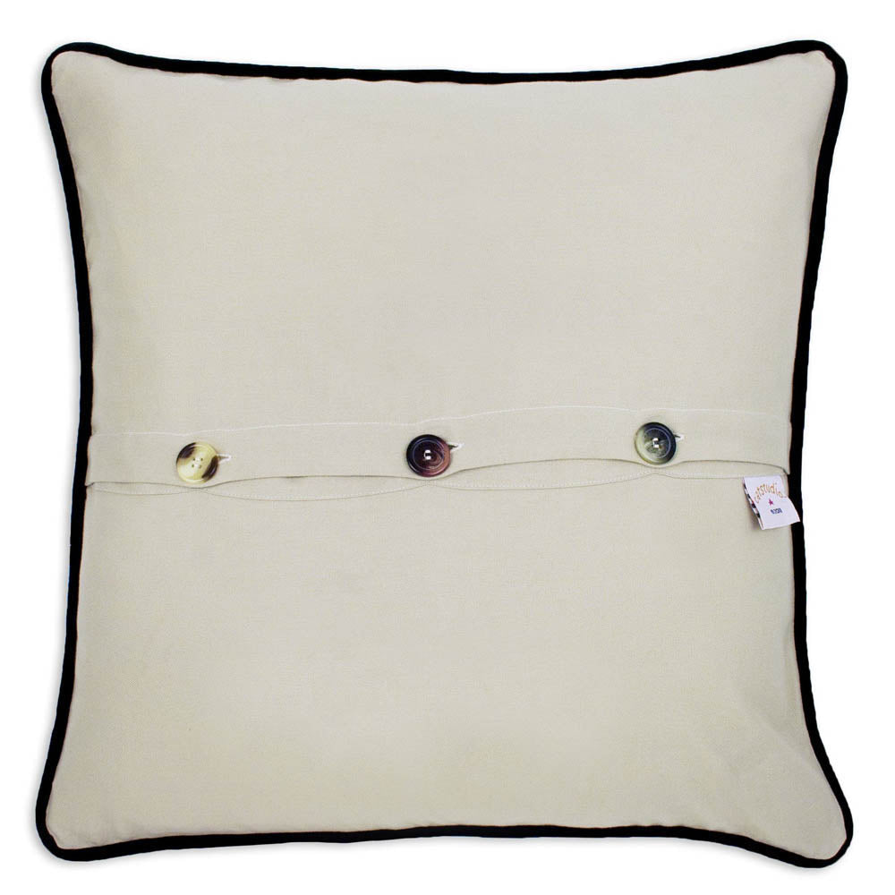 Chattanooga Hand-Embroidered Pillow by CatStudio