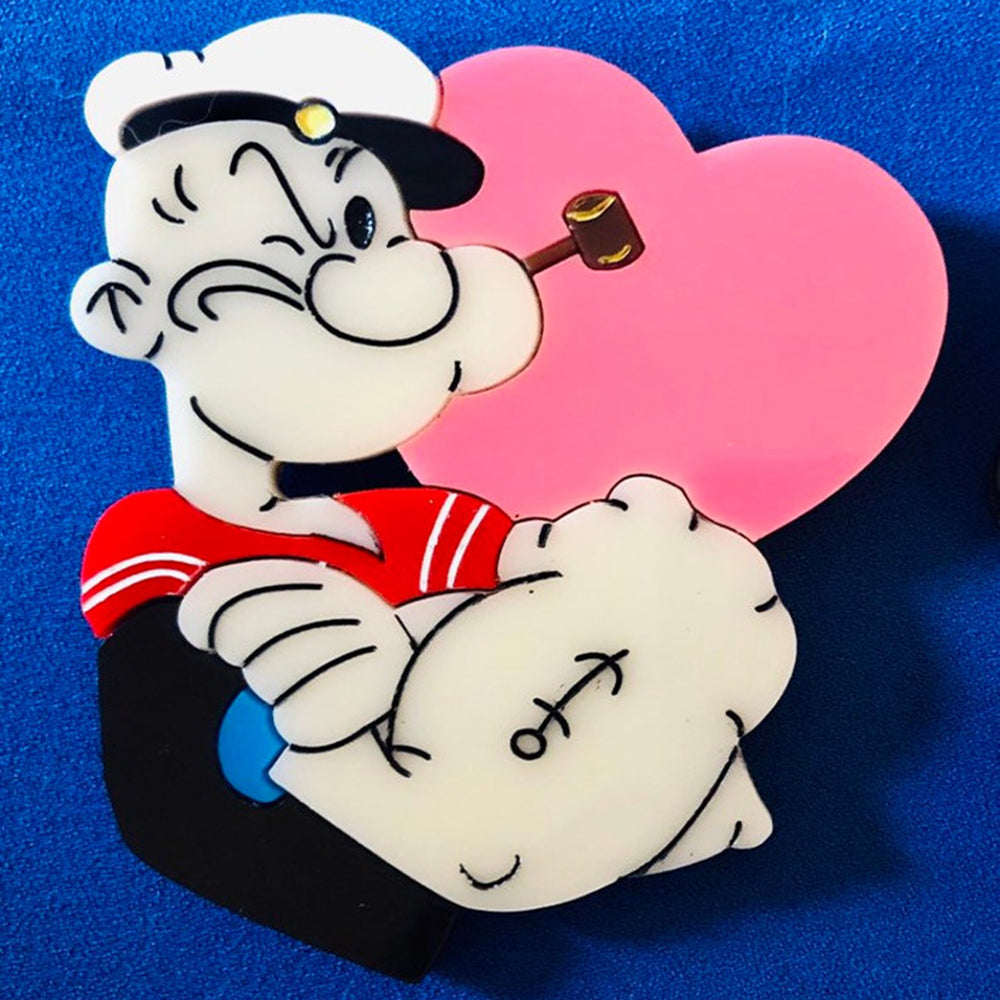 Cartoon Collection - Popeye Acrylic Brooch by Makokot Design