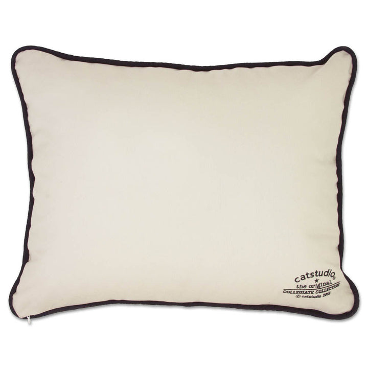 Columbia University Collegiate Embroidered Pillow by CatStudio