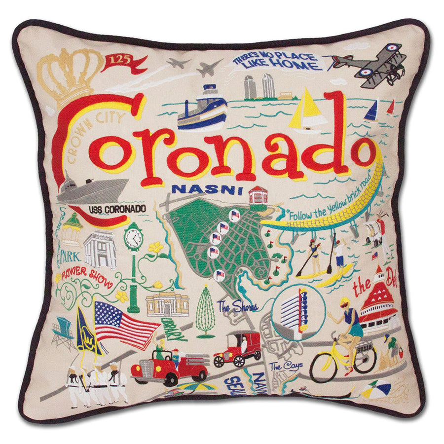 Coronado Embroidered Pillow