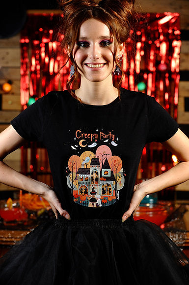 Creepy Party T-shirt by Laliblue