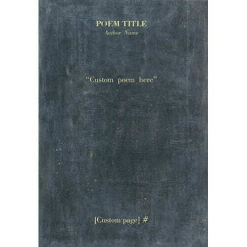 Custom Poetry Collection - Gallery Wrap Art Print - 15.25" X 22.75" by Sugarboo Design