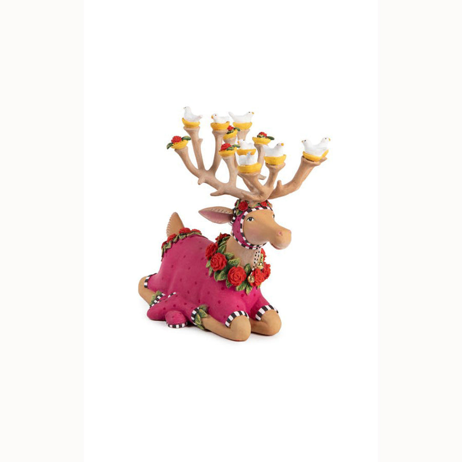 Dash Away Sitting Donna Reindeer Figure by Patience Brewster