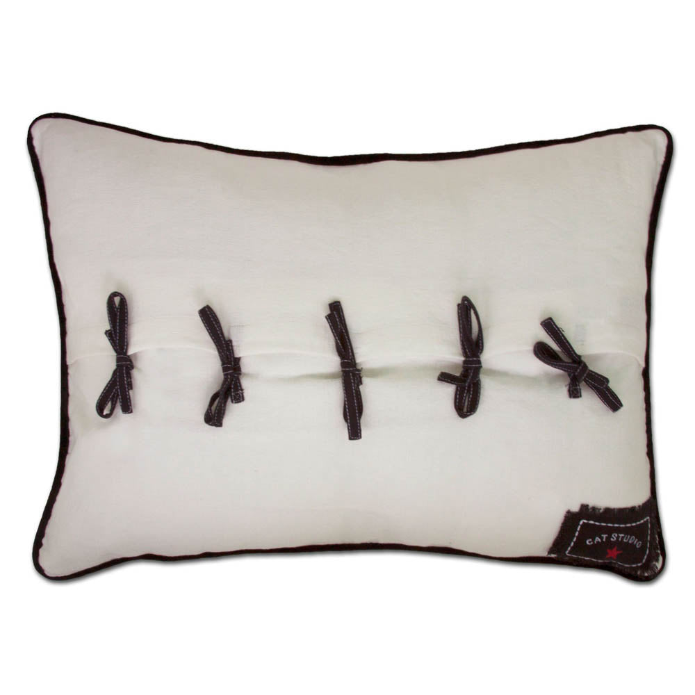 England Hand-Guided Machine Pillow by CatStudio