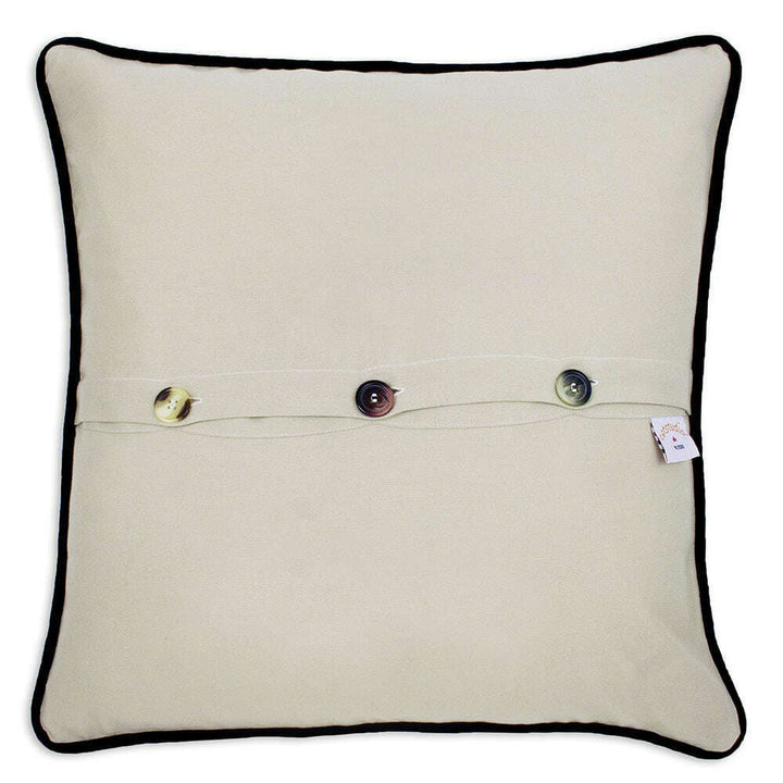 Florida Hand-Embroidered Pillow