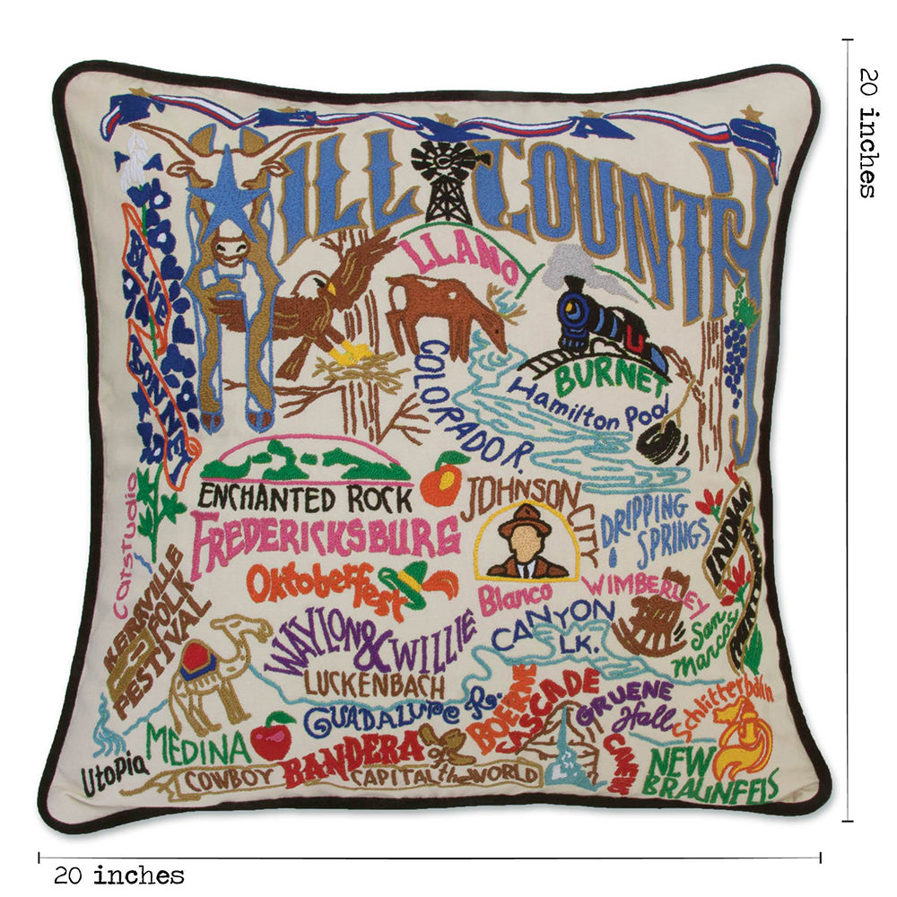 Hill Country Hand-Embroidered