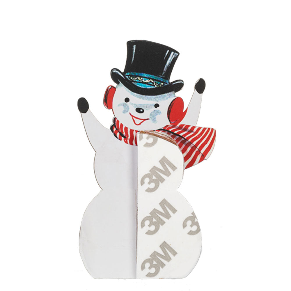 Honeycomb Santa & Snowman Figurines (2 pc. ppk.) by Ganz image 4