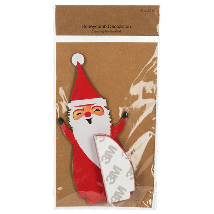 Honeycomb Santa & Snowman Figurines (2 pc. ppk.) by Ganz image 5