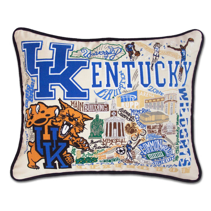 Kentucky, University of Collegiate Embroidered Pillow by CatStudio