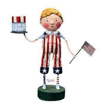 Land that I Love Lori Mitchell Patriotic Figurine - Quirks!