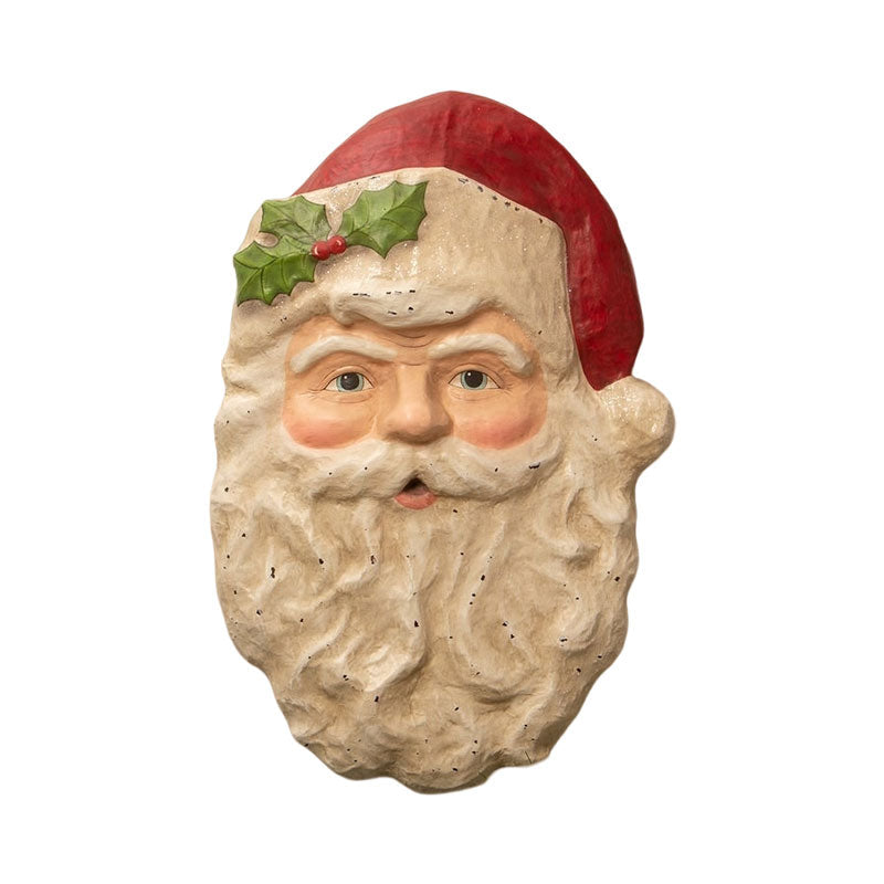 Large Vintage Santa Head by Bethany Lowe