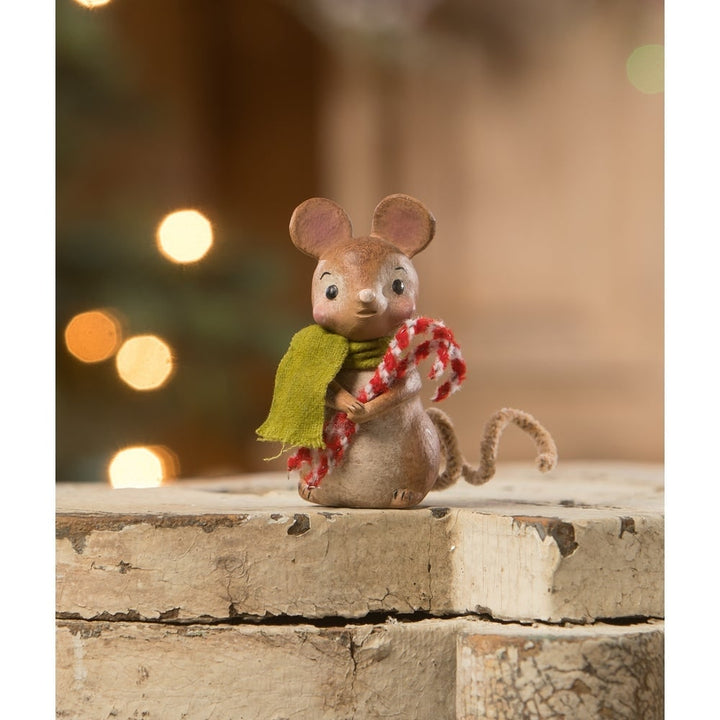 Little Mouse with Candy Canes by Bethany Lowe