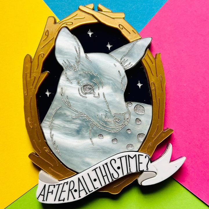 Magic & Witchcraft Collection - "After All This Time? " Acrylic Brooch by Makokot Design