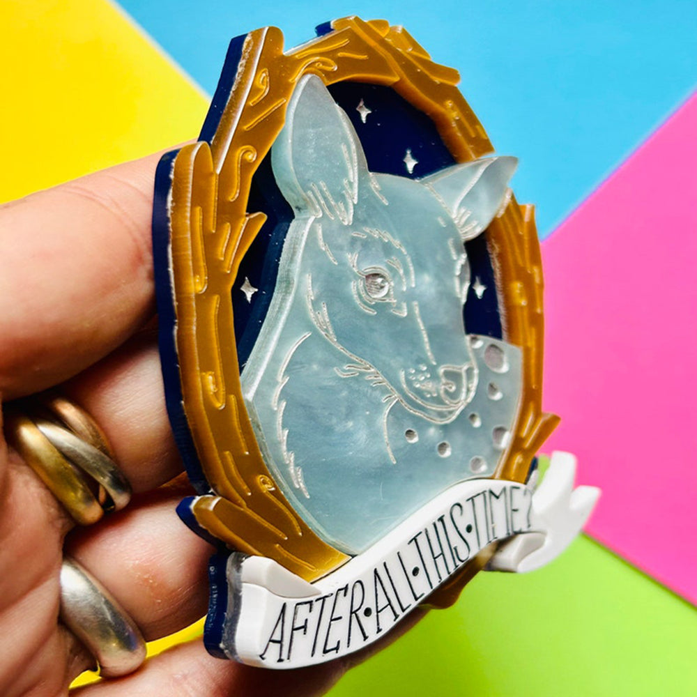 Magic & Witchcraft Collection - "After All This Time? " Acrylic Brooch by Makokot Design