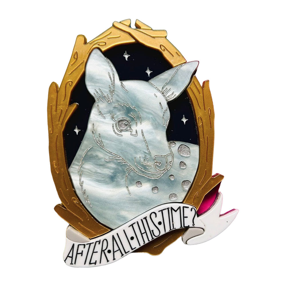 Magic & Witchcraft Collection - "After All This Time? " Acrylic Brooch by Makokot Design