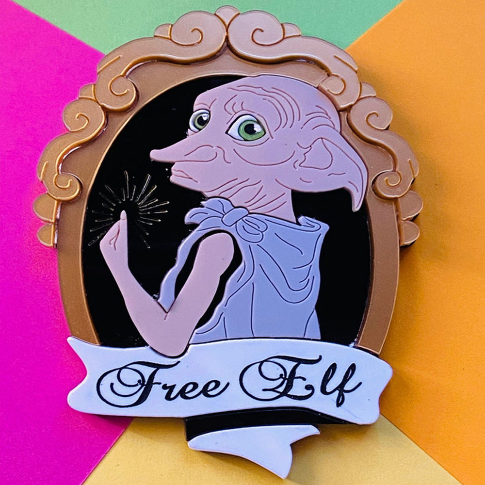 Magic & Witchcraft Collection - "Finally Free" Acrylic Brooch by Makokot Design