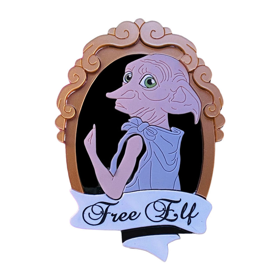 Magic & Witchcraft Collection - "Finally Free" Acrylic Brooch by Makokot Design